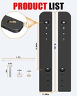 Adjustable 1 -3  Tour Pak Pack Trunk Luggage Relocator Extender Kit For Harley