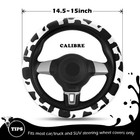 Car Cow Print Steering Wheel Cover  Automotive Cute Breathable Neoprene Cow P   