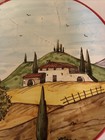 San Gimignano Italian Pottery Tuscany Village Italy Artist Signed Wall Plate 8   