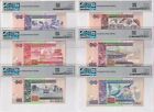 Belize Set 6  2 -50 100 Dollars 2020-22 P 66-71 Superb Gem Unc Pmg 66 67 68 Epq