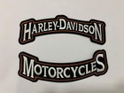 Harley - Davidson Top   Bottom 12    Motorcycle Back Jacket Embroidered Patch