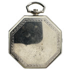 Antique 10s Philadelphia Bow Octagon Pocket Watch Case Mechanical Silverode Usa