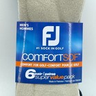 Footjoy Comfortsof Golf Socks Mens 6 Pair 6-12 Assorted Sport Low Cut New