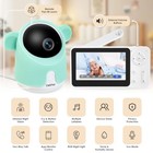 Gmk Baby Monitor With Camera And Audio  1080p Baby Camera Monitor - White green