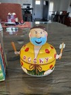 Rare Vintage Tin Flintstone Rocky Toy  Mib  1950   s