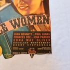 1933 Little Women Original 14x22 Window Movie Poster Katharine Hepburn