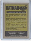  flight Of The Batwing  1989 Batman Movie Trading Card  104  a 