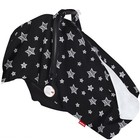 Baby Car Seat Canopy Nursing Cover For Breastfeeding Blanket Minky Fabric Back