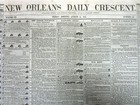 1854 New Orleans Louisiana Newspaper W 2 Illustrated Ads - Negr0 Slaves For Sale