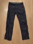 Prana Outdoor Pants Mens 32x32 Gray Hiking Climbing Stretch  w Adjustable Belt