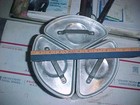 Chambers Style Aluminum Deep Well Thermowell Stove Trio Pots   Lids Set