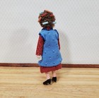Dollhouse Miniature Porcelain Doll Modern Grandma Or Mom With Curlers 1 12 Scale