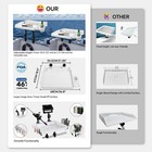 Hitorhike Bait Board Set With Mounts   Extenders     White Cutting Board For Ba   