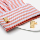 1 Pair Gold Brick Shape Fashion Mens Cufflinks Luxury Cuff Links For Men Casual