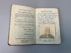 The American Legion Official Certificate Of Identification 1937 With German    
