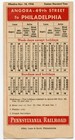 11 18 1946  Pennsylvania Railroad Schedule Card - Angora Philadelphia