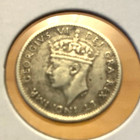 Mogi9 Newfoundland  1942c  Sterling Silver 5 Cents Vf