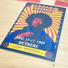 Jimi Hendrix Mini Concert Poster Cards 60 s Rock 6 x4  Lot Of 3