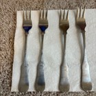 Set Of 8 Vintage Oxford Hall Stainless Japan Appetizer cocktail Forks