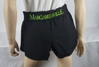 Jimmy Buffett Margaritaville Womens Palm Shorts Black Size Medium New