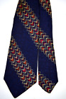 Neck Tie Vtg Arco Luxury Tie 30s 40s Art Deco Stripe Blue Brocade Tie 51 5  X 4 