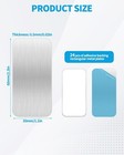 24 Pack Adhesive Metal Plates For Magnetic Mount  2 3x1 1in Metal Strips For Mag