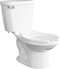 Two Piece Baby Toilet 10  Rough In 1 26 Gpf Single Flush Round Toilet W  Seat