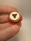 Artisan Dollhouse Miniature Holly Christmas Cake 1 12 Scale
