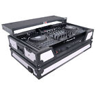 Prox Xs-xdjxz Wltwh Xdj-xz Black white Road Case W shelf 1u Rack Space wheels