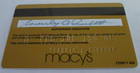 Macy s Premier Gold Credit Charge Card - Signed - Vintage Expired Collectible