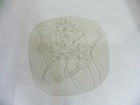 Vintage Acetate Stencil  death Warrior   Tattoo Stencil 