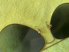 Vintage B l Ray Ban Aviator Sunglasses Made In Usa Size 58-14 Etched Lenses