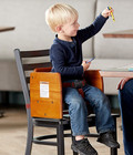 Restaurant Children Wooden Booster Seat In Walnut Finish - For Commercial Use