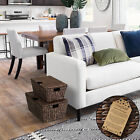 Hyacinth Storage Chests With Lids  Wicker Nesting Baskets W  Tapered Bottoms