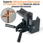 Graphite Exothermic Welding Mold Tool Kit For Cable To Pole 2 Awg   5 8free Ship
