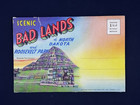 Vintage Souvenir Folder Of Bad Lands National Park North Dakota South Dakota