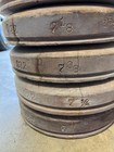  7  Vtg Wood Hat Mold Brim 932   7  7 1 2  7 5 8   Millinery Block Flanges Set
