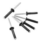 60 Pcs 3 16  X 1  Tri-fold Pop Rivets Large Head Black Exploding Blind Rivet