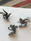 Lot Of 9 Vintage Ral Partha Pewter Miniature Rare 1983    wow   
