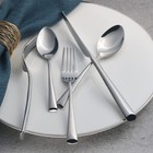 Alata Bailey 20-piece Forged Silverware Set Stainless Steel Flatware Set service