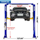 10000 Lb 2 Post Car Lift Auto Truck Hoist Heavy Duty Two Post Lift Vehicle 220v