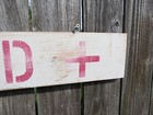 48 Inch Wood Hand Painted Lifeguard Sign Nautical Seafood   s477 