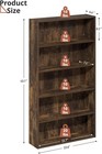 5 Tier Dvd Storage Shelf  Media Storage Tower For Cds   Video Games