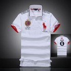 Men s  6 Custom Slim Race Car Fit Cotton Mesh Classic Polo Short Sleeve Shirt
