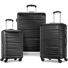 Samsonite Evolve Se 3 Piece Spinner Luggage Set  Bass Black  145796-1027 