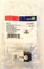 61110-re6 Leviton Extreme Cat 6 Quickport Jack  Black - 50 Pack