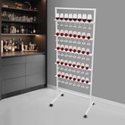 Champagne Glass Holder 5-tier Metal Champagne Flutes Display Stand  For Party