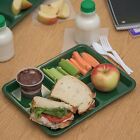 12x Carlisle Melamine 4-compartment Divided Tray 11  X 9   Lunch Cafateria Plate