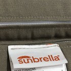 Made In Usa Sunbrella Steamer Chair Replacement Cushion Pad Canvas Taupe 5461