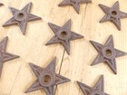 12 Cast Iron Stars Washer Texas Lone Star Ranch 3  Primitive Rustic Craft Decor 